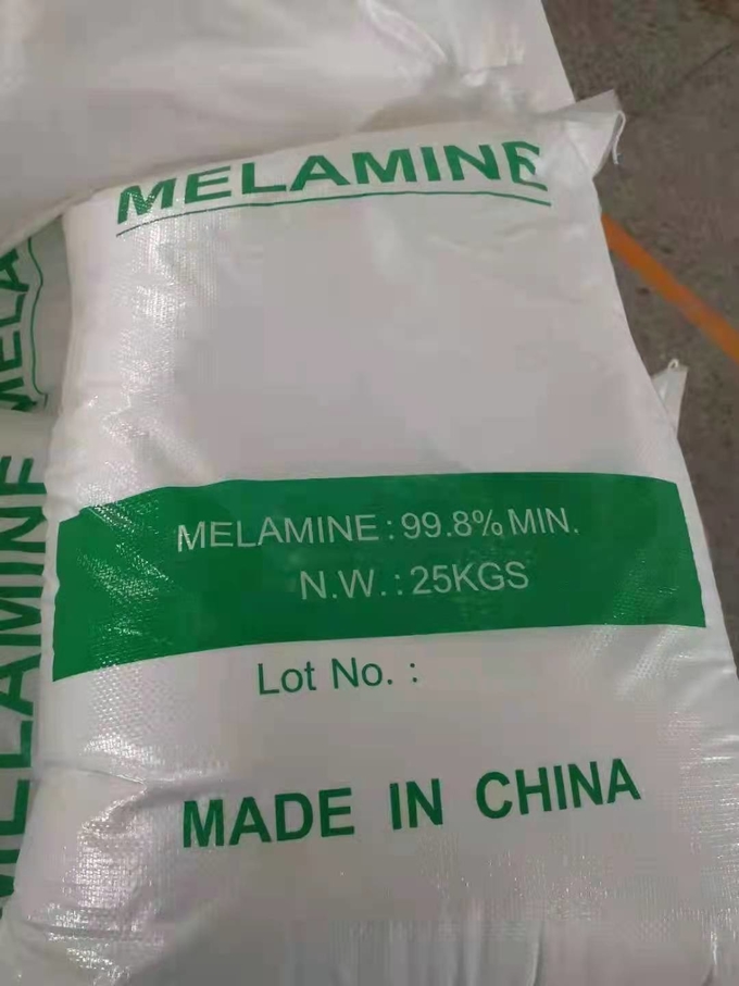 Bột Melamine tinh khiết áp suất cao 99,8% Min. CAS 108-78-1 5